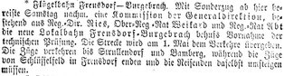 Bamberger Tagblatt 1904